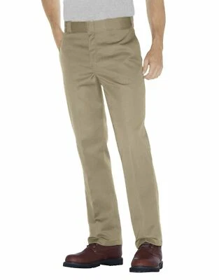 DICKIES 874 Original Fit Work Pants, Tan or Black,  Sizes 30, 36-42, Ins 30-34 - Image 1 of 4