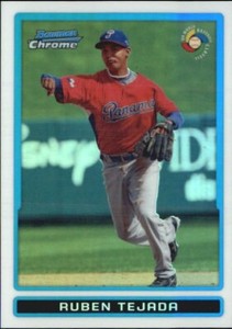 2009 (TEAM PANAMA) Bowman Chrome WBC Prospects Refractors #BCW40 Ruben Tejada