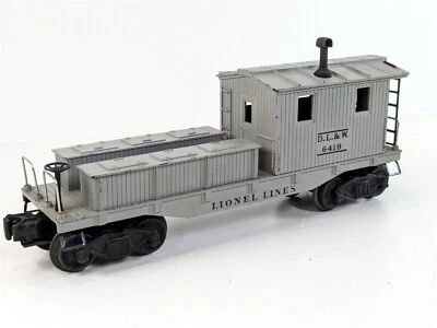 Lionel Postwar 6419 DL&W Delaware, Lackawanna & Western Wrecking Car O27 #2 - Image 1 of 4