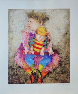 End Of Summer Sale! GRACIELA RODO BOULANGER ART POSTER, "PETIT FRERE" SIGNED - Picture 1 of 7