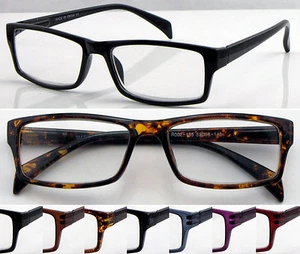 Gafas de lectura unisex bisagras de resorte estilo clásico diseño simple gafas R155 - Imagen 1 de 18