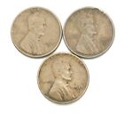 1928-S   LINCOLN CENTS - 3 coin lot - all S          Combined shipping available