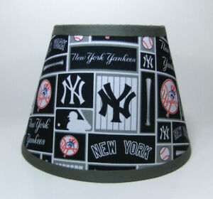 New York Yankees MLB Baseball Block Fabric Sports Lamp Shade Lampshade Handmade