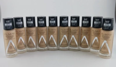 10 PACK ALMAY SKIN PERFECTING COMFORT MATTE FOUNDATION 110 NEUTRAL BUFF - Image 1 of 4