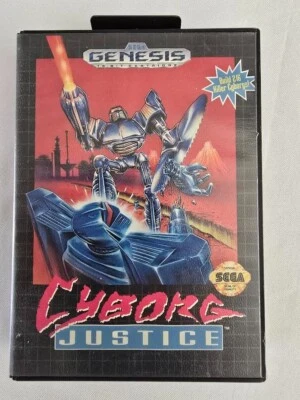 Cyborg Justice (Sega Genesis, 1993) CIB Complete  TESTED - Image 1 of 4