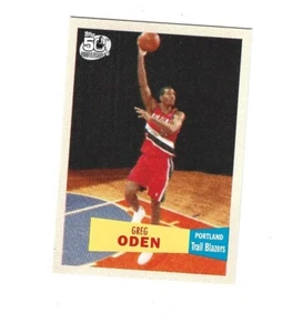2007-08 Topps 1957-58 Variations #111 Greg Oden PORTLAND TRAILBLAZERS - Picture 1 of 1