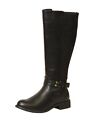 'Layla' Black Boots, Size 5, Rrp £38, New & Boxed, Knee High, Equestrian Style
