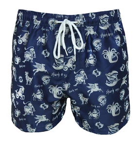 Costume Zodiaco uomo slim fit blu shorts bermuda pantaloncino mare - Imagen 1 de 3