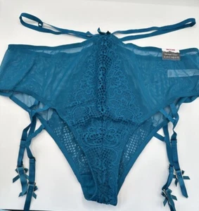 Lane Bryant Cacique Mid-Waist Cheeky Panty mit Strumpfband 26/28 Unterwäsche - Bild 1 von 7