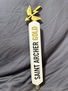 Saint Archer Gold - Beer Tap Handle - Picture 1 of 5