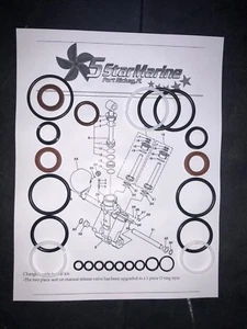 Seal Kit!! SHOWA TRIM TILT UNIT HONDA 2002+ BF90 BF115 BF150 BF200 BF225 BF250 - Picture 1 of 9
