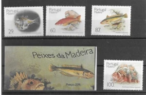 Maderia 1989 MNH Fish (3rd Series) sg 250/3 & Booklet - Picture 1 of 1
