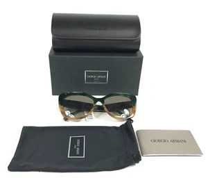 Giorgio Armani Sunglasses AR8161 5930/2L Green Havana Brown w/ Brown Gradient - Picture 1 of 12