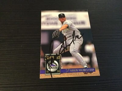 Darren Holmes autographed Baseball Card (Colorado Rockies) 1994 Donruss #222 - Image 1 of 2