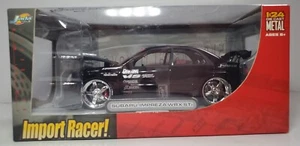 Jada Import Racer 1/24 Subaru Impreza WRX STI, Black - Picture 1 of 6
