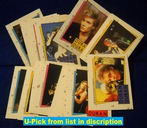 1985 TOPPS “Duran Duran” Sticker U-Pick-1 Vintage NICK RHODES
