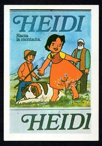 HEIDI HACIA LA MONTAÑA #45 CROMO VIDEO GUAY 1985 EDITORIAL DALSA RECUPERADO - Bild 1 von 2