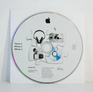 Apple - iTunes 3/iPhoto 2/iMovie 3 Installation Disc (Disc, 2003, Apple) - Picture 1 of 2