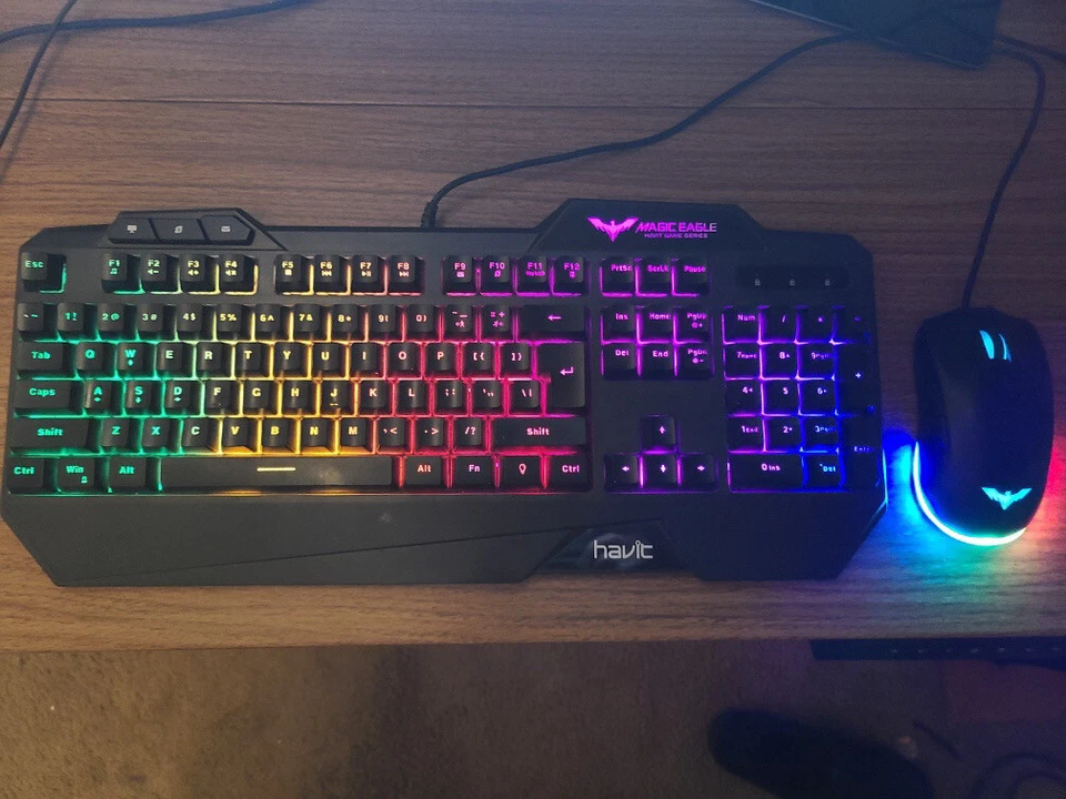 Havit Keyboard Magic Eagle Game Series Model #HV-KB558CM w/ Mouse & Keyboard - Image 1 of 1