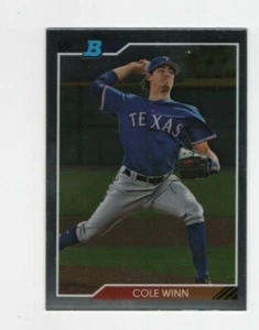2020 Bowman Heritage Chrome Prospects COLE WINN TEXAS RANGERS #92CP-CW - Picture 1 of 1