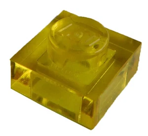 Lego 10 Stück transparent gelbe (trans-yellow) Platte 1x1 (3024) Neu Platten - Bild 1 von 2