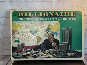 Juego de mesa Billionaire 1973 vintage de Parker Brothers caja verde completa - Imagen 1 de 13