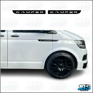 FITS VW Volkswagon Transporter T6 Wing CAMPER Vinyl Stripes Decals 01 - Picture 1 of 2