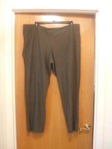 Eileen Fisher 3X Surplus grün waschbar Stretch Krepp Hose schmal Knöchel neu mit Etikett $ 178 - Bild 1 von 12