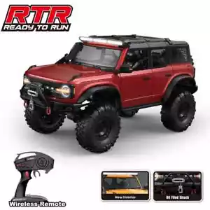1/10 Rc Car 4WD with LED 2.4G Electric Remote Control Rock Off-road Vehicle Car - Picture 1 of 33