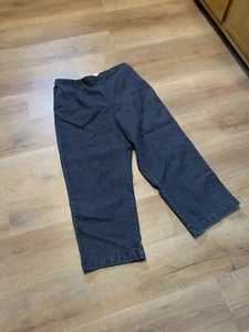 alfred dunner Blue Denim Pants With Front Pockets Size 18W - Picture 1 of 9