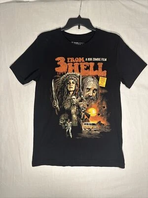 3 From Hell Fright Rags Shirt Men’s Medium Promo Item Rob Zombie EUC HTF - Image 1 of 4