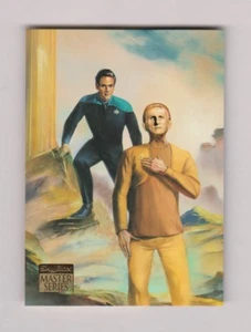 Tarjeta de persecución tríptica Star Trek Skybox Master Series 1994 #F9 - Imagen 1 de 2