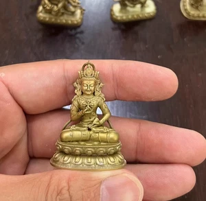 4CM Tibet Vajrasattva Buddha Copper Statue - Picture 1 of 4