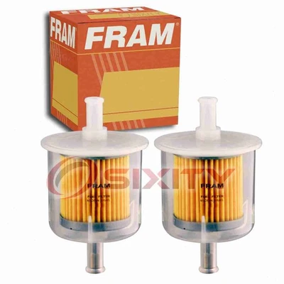 Filtros de combustible FRAM de 2 piezas para línea de bomba de gas Plymouth Belvedere 1965 aire fz Foto 1 de 4