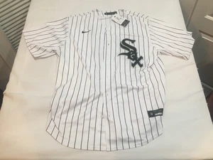 NWT $145.00 Nike Men Chicago White Sox Eloy JImenez Home Jersey White XL - Picture 1 of 3