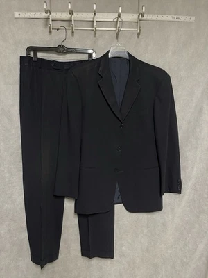 Hugo Boss Suit Men 38R 40R Navy Einstein Sigma Wool Stretch Career P 33X33 Luxe - Image 1 of 4