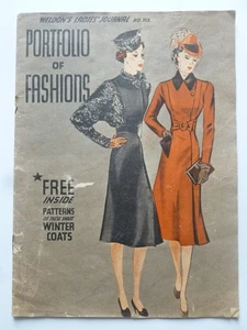 WELDON’S LADIES’ JOURNAL Portfolio of Fashions No. 713 (Ende 40er Jahre) - Bild 1 von 12