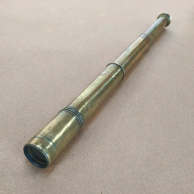 Antique Ross London Brass 2-Draw Telescope. Early 1900s Maritime/Field Scope - Image 1 of 4