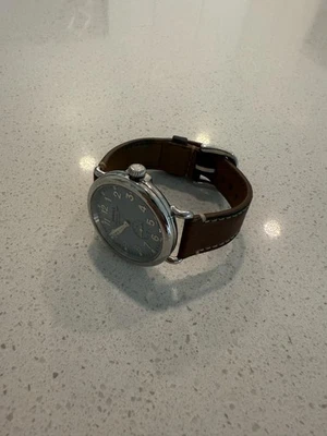 Reloj Shinola Runwell Argonite 1069 Cuarzo Unisex Azul Pizarra/Marrón Cuero 41mm Foto 1 de 4