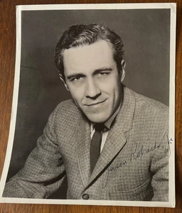 Jason Robards Jr Signed Photograph  8" x 10"  Black and White Glossy   LS - Picture 1 of 3