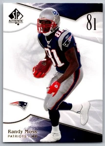 2009 SP Authentic Randy Moss New England Patriots #22 - Picture 1 of 2