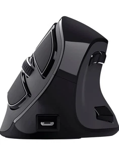 Trust VOXX Ergonomische Maus Bluetooth®, Funk Optisch Schwarz ‼️NUR ÜBER BT‼️ - Bild 1 von 13