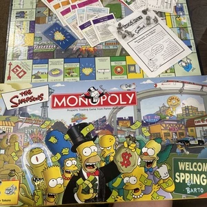 Hasbro Monopoly The Simpsons Edition Board Game Collectable Pewter Tokens - Picture 1 of 6