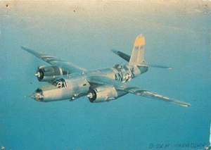 Martin B-26F • Marauder • B-26 Bomber • Vintage Postcard - Picture 1 of 2