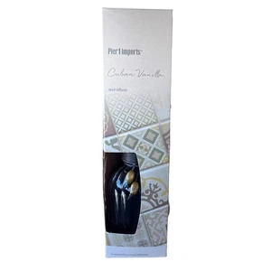 Pier 1 One Imports Reed Diffuser Set Cuban Vanilla 10 oz Set New Discontinued - Picture 1 of 4