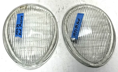 1937 1938 1939 Ford Mercury Headlight Lenses H25-83-114 - Image 1 of 4