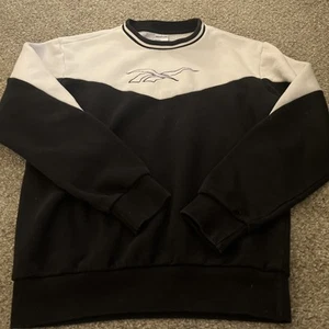 Reebok Classics Crew Sweatshirt Herren weiß schwarz S - Bild 1 von 4