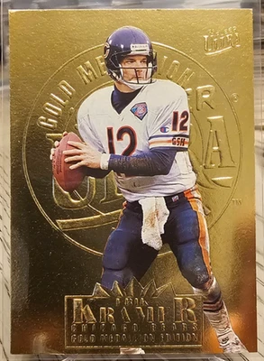 1995 Fleer Ultra Gold Medallion Erik Kramer #44 Chicago Bears - Image 1 of 2