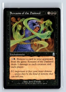 (4x) SCREAMS OF THE DAMNED - Odyssey – MTG Magic the Gathering Card - Uncommon - Picture 1 of 6