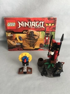 LEGO Set 2516 Ninja Training Outpost NINJAGO 100% completo con instrucciones Cole - Imagen 1 de 7
